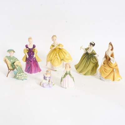 Lot 156 - Group of Seven Royal Doulton Figurines