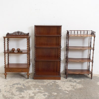 Lot 171 - Three Victorian Etegeres