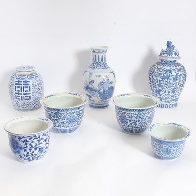 Lot 202 - Group of Blue and White Articles