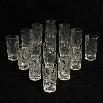 Lot 210 - Set of Sixteen Glass Tumblers