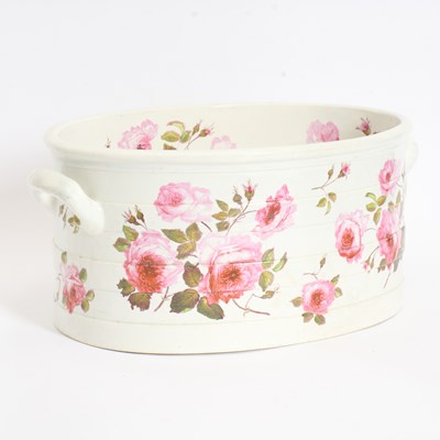 Lot 215 - English Porcelain Foot Tub