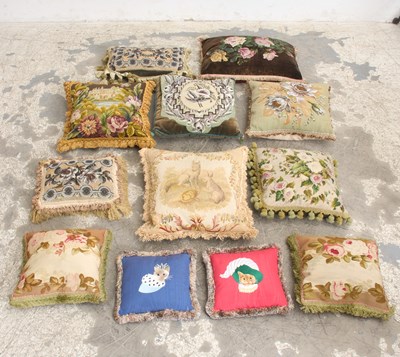 Lot 232 - Group of Ten Assorted Pillows