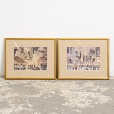 Lot 234 - Two New York Scenes