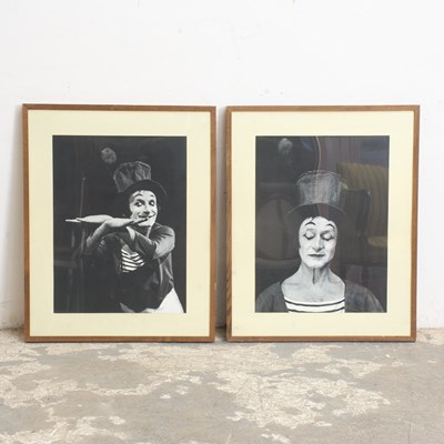 Lot 235 - Two Framed Photos of Marcel Marceau