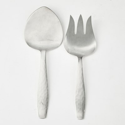 Lot 20 - Alan Adler Sterling Silver Serving Fork and Flat Server