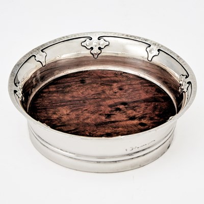 Lot 96 - Shreve & Co. Sterling Silver "Fourteenth Century" Pattern Wine Coaster