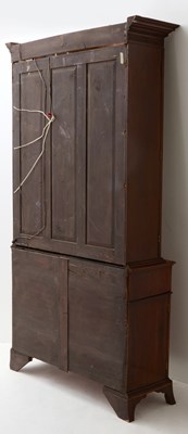 Lot 169 - Pair of George III Inlaid Mahogany Bookcase Cabinets