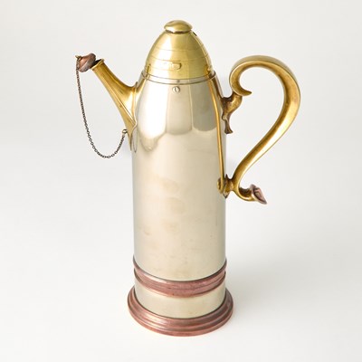 Lot 95 - Novelty Silver Plate, Brass and Copper Cocktail Shaker