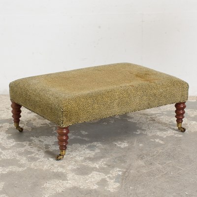 Lot 263 - William IV Style Cheetah Print Bench