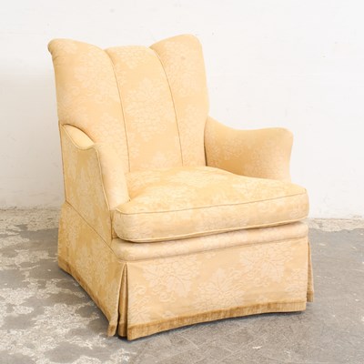 Lot 270 - Yellow Upholstered Armchair