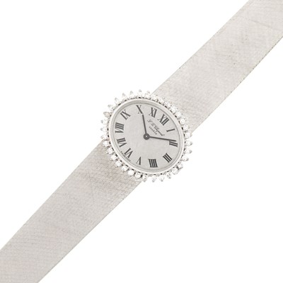 Lot 160 - Chopard White Gold and Diamond Wristwatch