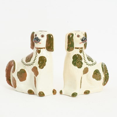 Lot 279 - Pair of Ceramic Staffordshire Dogs