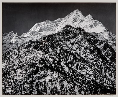 Lot 1 - Ansel Adams, Lone Pine Peak, Sierra Nevada, California, 1960s.