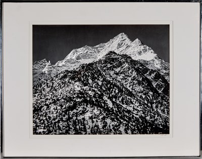 Lot 1 - Ansel Adams, Lone Pine Peak, Sierra Nevada, California, 1960s.