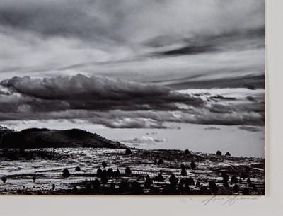 Lot 2 - Ansel Adams, Moon and Clouds, Northern California, 1959