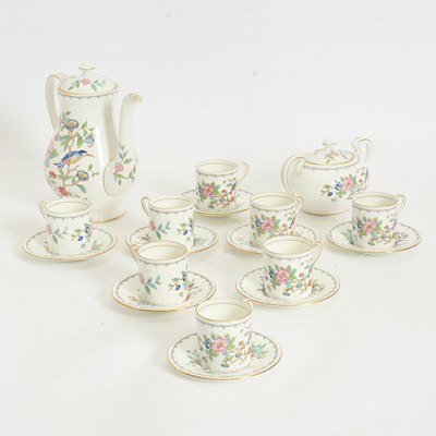 Lot 287 - Aynsley "Pembroke" Porcelain Partial Tea Service