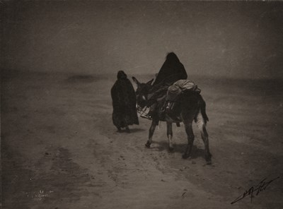 Lot 28 - Edward S. Curtis, Into the Dust, 1903