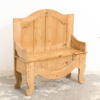 Lot 114 - Stripped Pine Bench