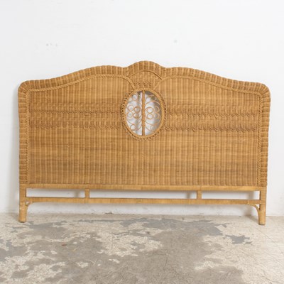 Lot 105 - Wicker Headboard