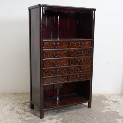 Lot 344 - Korean Lacquered Softwood Ccabinet