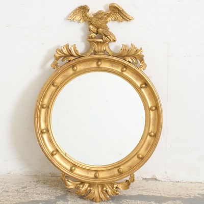 Lot 257 - Regency Style Giltwood Mirror