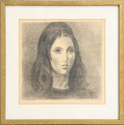 Lot 300 - Portrait of a Young Woman