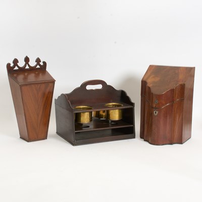 Lot 349 - George III Mahogany Knife Box