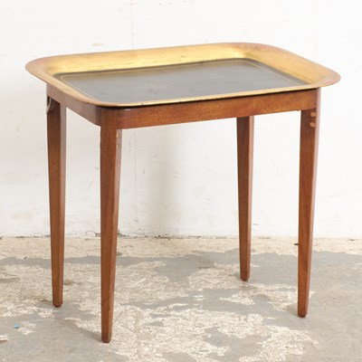 Lot 311 - Tôle Tray on Later Stand