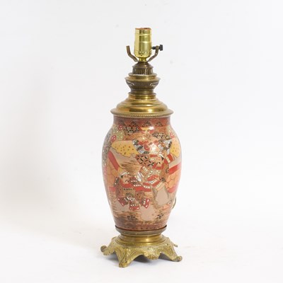 Lot 96 - Satsuma Pottery Vase