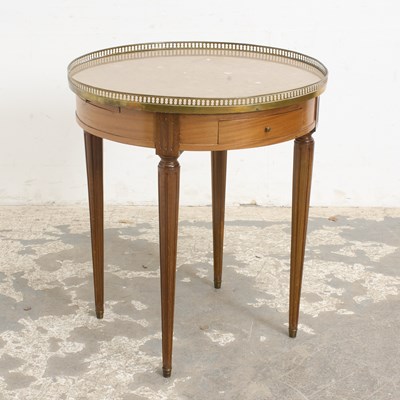 Lot 3 - Louise XVI Style Fruitwood Bouillotte Table