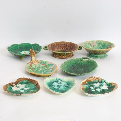 Lot 17 - Assorted Group of Majolica Tableware