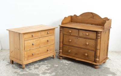 Lot 40 - Two Country Pine Chests