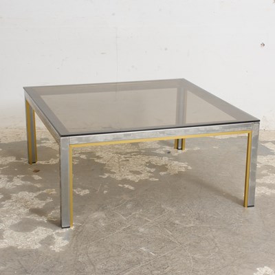 Lot 58 - Mid Century Chrome Glass Coffee