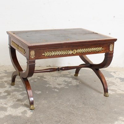 Lot 66 - Neoclassical Style Walnut Writing Table