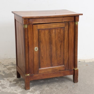 Lot 68 - Empire Style Mahogany One-Door Cabinet