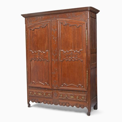 Lot 68 - French Provincial Oak Armoire