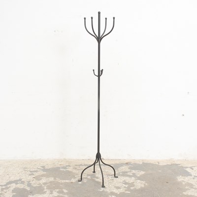 Lot 104 - Painted Metal Coat Rack