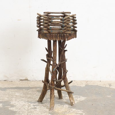Lot 121 - Twig Art Plant Stand