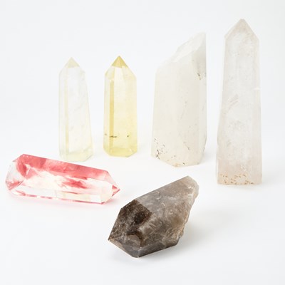 Lot 63 - Group of Six Mineral and Glass Specimens