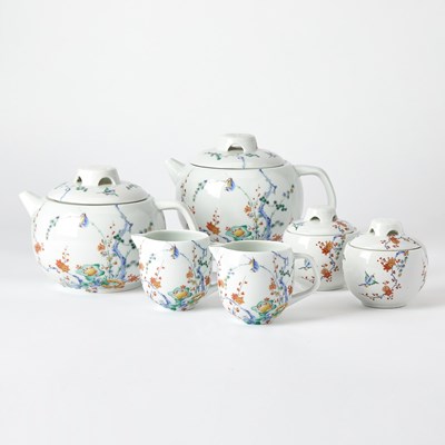 Lot 36 - Limoges Porcelain Partial Tea Service