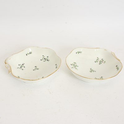 Lot 150 - Pair of Porcelain Shell-Shaped Dishes