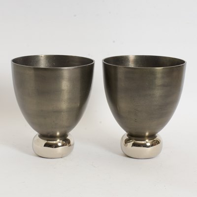 Lot 153 - Pair of Metal Planters