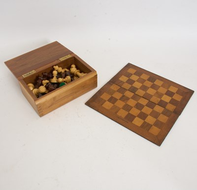 Lot 168 - Assembled Wood Chess Set