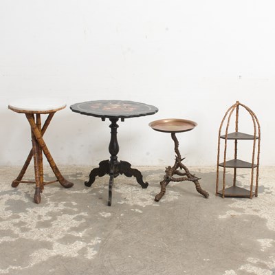 Lot 182 - Group of Four Assorted Victorian Tables
