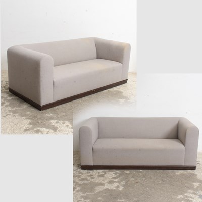 Lot 219 - Pair of Upholstered Sofas