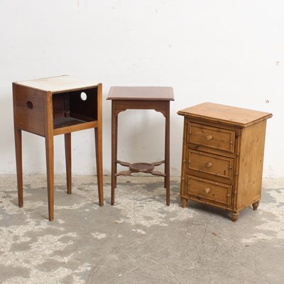 Lot 221 - Group of Three Assorted Side Tables