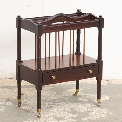 Lot 236 - Georgian Style Mahogany Canterbury