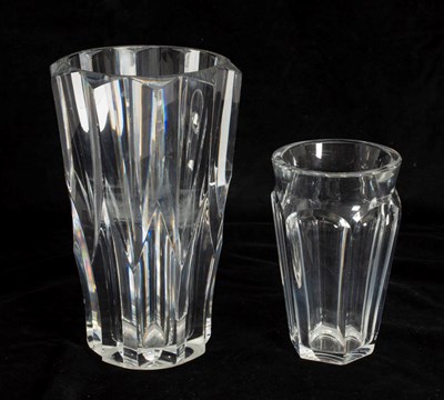 Lot 239 - Two Baccarat Glass Vases