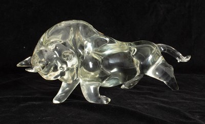 Lot 243 - Salviati Murano Glass Bull