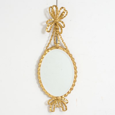 Lot 255 - Giltwood Louis XVI Style Mirror